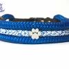 Hundehalsband maritim Marke AlsterStruppi verstellbar blau weiß Bild 2