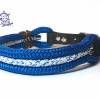Hundehalsband maritim Marke AlsterStruppi verstellbar blau weiß Bild 4