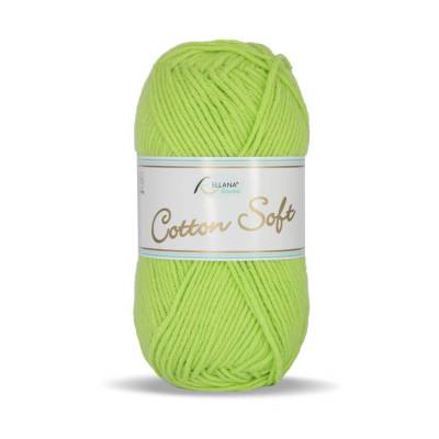 Rellana Cotton soft 50g apfelgrün 55% Polyacryl 45% Baumwolle
