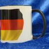 Keramiktasse TWO TONES & HANDLE mit Deutschlandflagge. Bild 2