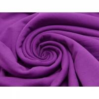 Sweat Baumwoll - Sweat Shirt Stretch uni einfarbig violett Oeko-Tex Standard 100 ( 1m/13,-€) Bild 1