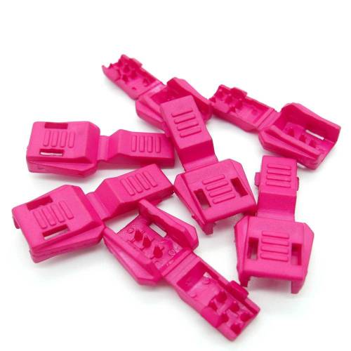 4 Kordelenden Kordelstopper - pink 