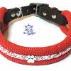 Hundehalsband maritim Marke AlsterStruppi verstellbar rot weiß Bild 3