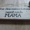 Holzschild Shabby, Mama, Holzschild, Wanddekoration, Geschenk, Geburtstag, Muttertag, Schild, Paletten Bild 3