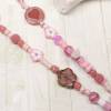 Bettelkette-Halskette-beadwork-Schmuck-Quasten-boho-Kette-hippie-Kette-bohemian-Schmuck-lange-Kette-rosa Bild 8