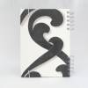 Notizbuch, Spiralbuch, Ideenbuch, schwarz weiß, Tagebuch, DIN A5, Recyclingpapier Bild 2