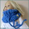 Kleinkind Schlauchschal Schal Rollkragen in Himmelblau, gestrickt aus feinster Wolle von Lana Grossa Bild 3