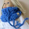 Kleinkind Schlauchschal Schal Rollkragen in Himmelblau, gestrickt aus feinster Wolle von Lana Grossa Bild 4