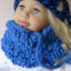 Kleinkind Schlauchschal Schal Rollkragen in Himmelblau, gestrickt aus feinster Wolle von Lana Grossa Bild 6