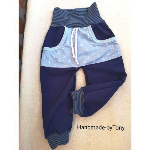 Babyhose / Kinder Pumphose in den Gr 50/56 bis 122 aus Softshell