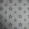8,90 EUR/m Stoff Baumwolle - Sterne schwarz auf hellblau - weiß Karo Ökotex Bild 3