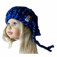 Kleinkind Sportive Mütze in Blau und Marine aus 100% Polyacryl Bild 1