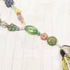 hippie-Bettelkette-Halskette-beadwork-Schmuck-Quasten-boho-Kette-bohemian-Schmuck-lange-Kette-bunt Bild 5