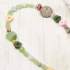 hippie-Bettelkette-Halskette-beadwork-Schmuck-Quasten-boho-Kette-bohemian-Schmuck-lange-Kette-bunt Bild 8
