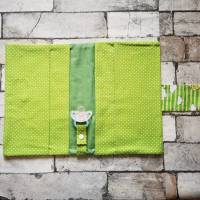 Wickeltasche für unterwegs grün mit Fröschen   +++ Einzelstück +++ Bild 3