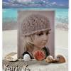 Beanie / Mütze mit Rollrand gestrickt aus feinster Wolle GARZATO FLEECE von Lana Grossa Umfang: 50 cm Beige Sand und Taupe Bild 5
