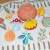 20 x Stickdatei, Stickmuster - Embroidery *Pilze, Blätter, Kürbisse* aus der Herbst-Zauber Serie by Bine Brändle Bild 4