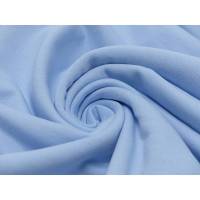 Sweat Baumwoll - Sweat Shirt Stretch uni einfarbig hellblau  Oeko-Tex Standard 100 ( 1m/13,-€) Bild 1