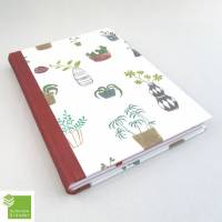 Notizbuch, Blumen, Botanica, 300 Seiten, rot, DIN A5 Bild 1
