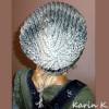 Beanie Mütze Größe M (Kopfumfang: 55 cm) nahtlos gestrickt Schilfgrau 100% Bio- Baumwolle von Lana Grossa Bild 8