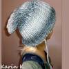 Beanie Mütze Größe M (Kopfumfang: 55 cm) nahtlos gestrickt Schilfgrau 100% Bio- Baumwolle von Lana Grossa Bild 9