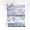 Spiralbuch, Notizbuch, blau grau, DIN A5, 100 Blatt Recyclingpapier Bild 2