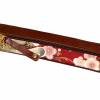 Kleines Federmäppchen Leder & japanisches Design „Kirschblüte” Bild 3