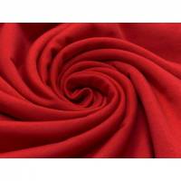 Sweat Baumwoll - Sweat Shirt Stretch angeraut uni einfarbig rot Oeko-Tex Standard 100 ( 1m/13,-€) Bild 1