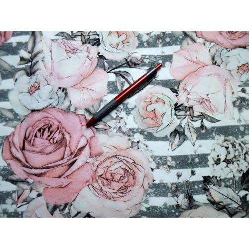 Romantischer Rosen-Sweat Großes Reststück