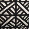 Kissenbezug Afrika, handgewebtes Baumwolltuch mit Naturfarben, schwarz-weiß, ca. 40 cm Bild 2
