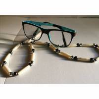 Brillenkette / Brillenband, Brillenhalter im indianischem Stil, (BRI 006 Onyx) Bild 3