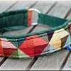 Halsband GEOMETRIE mit Zugstopp für deinen Hund, Hundehalsband Martingale in verschiedene Farben Bild 3
