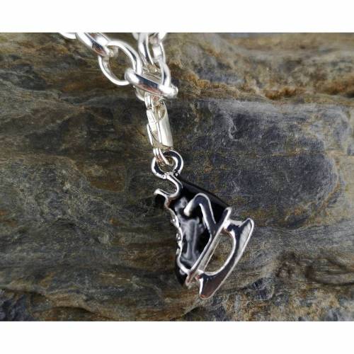 Anhänger, Charm, Schlittschuh, Winter, Sport, Weihnachten, Adventskalender, Bettelarmband