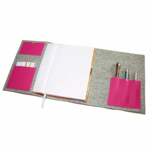 Kalender Organizer Kalenderhülle Hülle Einband Merino