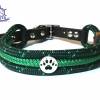 Hundehalsband verstellbar grün 40-45 cm, andere Längen möglich Bild 7