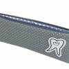 Tasche Mäppchen Zahn Zahntäschchen Punkte lila grau weiß handmade Bild 3