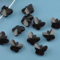 10 Schmetterlinge, Glasperlen, Perlen, Schmuckperlen, Glasschmetterlinge, Bild 1
