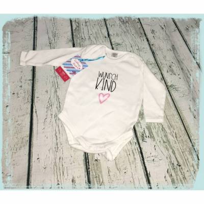 Babybody - Wunschkind weiß 50/56