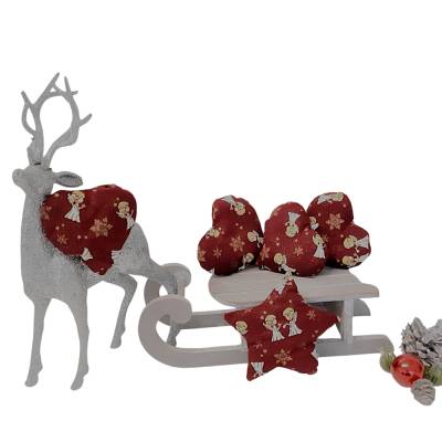 Baumschmuck 5-er Set rot