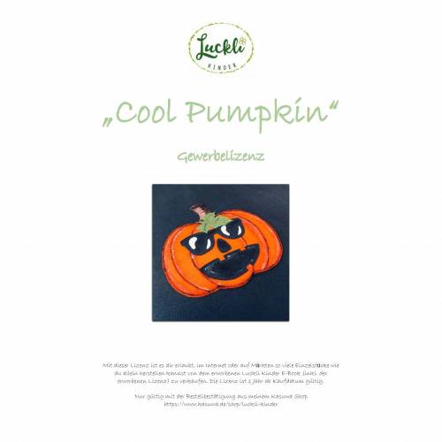 Cool Pumpkin Gewerbelizenz
