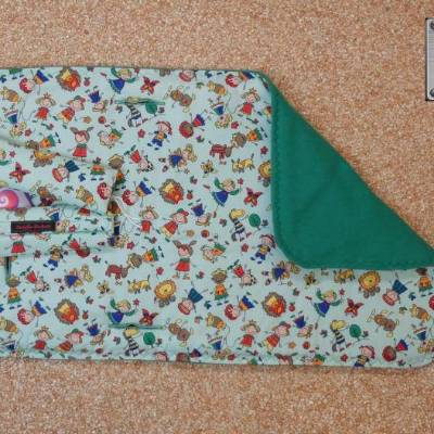 Kinderwagenauflage-Set "Kinder Kinder-Grün"