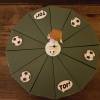 Fußball - Geschenk zum 18 Geburtstag - Geschenk Geburtstag - Grün Weiß Schwarz - Fußballfigur - Papiertorte - Tor Bild 2