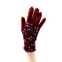 Handschuhe gestrickt in Gr. S, Damenhandschuhe Bild 1