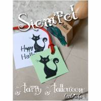 Stempel Halloween - Katze / Katzen-Motiv Bild 1
