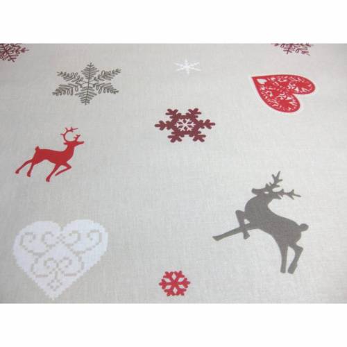 Laminierte Baumwolle, Wachstuch,Landhaus, Alpenliebe,Hirsch,Reh Oeko-Tex Standard 100  ( 1m/15,-€)