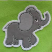 Applikation / Aufnäher süsser Elefant Bild 2