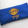 Yoga Augenkissen mit wunderschöner Stickerei in gold Bild 4