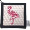 Topflappen ITH Flamingo 4er Set für 18x30 Rahmen Stickdatei + Leerdatei Bild 10