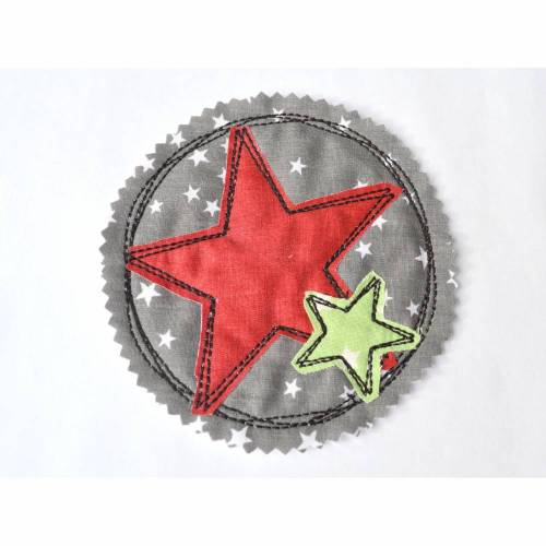 Stickdatei Sterne Button doodle 10x10cm