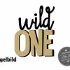 Bügelbild Wild One  in Wunschfarbe zum ersten  Geburtstag Bild 4